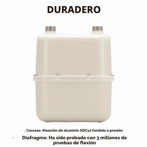 Vista 4 de Submetro de gas NPT de 3/4 pulgadas con salida de pulso, lectura de pies cúbicos, 1 pulso por pie cúbico, para monitoreo del uso de gas natural