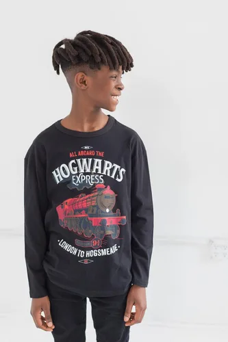 Vista 3 de Harry Potter Hogwarts - Camiseta de manga larga para niños pequeños, 2
