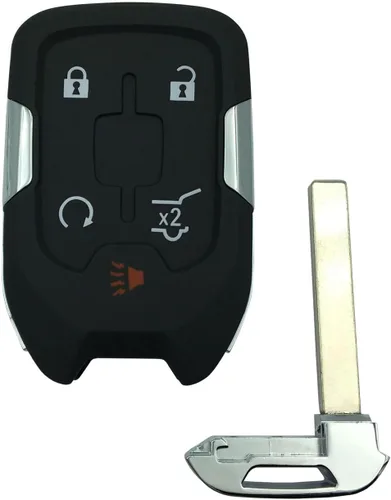 Vista 2 de Funda de llave de repuesto para GMC Acadia Terrain Yukon Chevy Suburban Tahoe, carcasa de llave de control remoto inteligente (Tipo B)