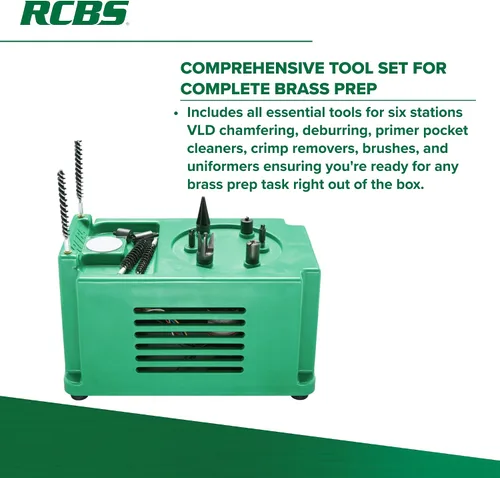 Vista 4 de RCBS 90390 120-240 VAC Brass Boss (Us EU Aus UK) Trim Mate Case Prep Centers