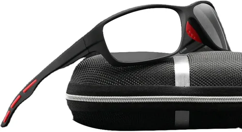 Vista 2 de mincl Lentes de lectura de transición para lectores fotocromáticos, hombres y mujeres, deportivos, presbiópicos, marco de gafas cuadradas UV400