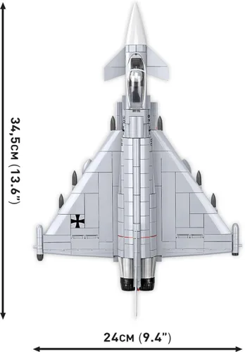 Vista 6 de COBI EUROFIGHTER (Alemania) - Conjunto de construcción de avión histórico, 644 piezas