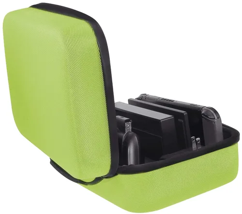 Vista 2 de Tienda Basics Hard Shell Travel and Storage Case for Nintendo Switch and Switch OLED- 12 x 48 x 9 Inches Neon Yellow