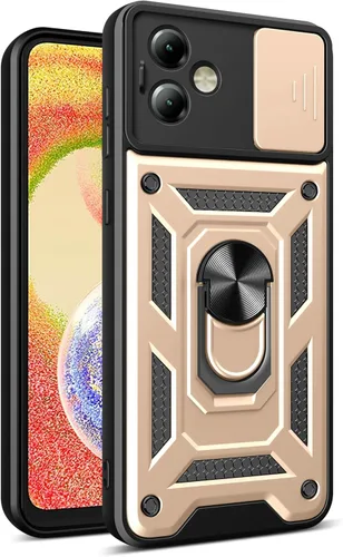 Vista 140 de Compatible con Tecno Pova Neo 2 Bracket Shell, con cubierta deslizante para lente de cámara compatible con Tecno Pova Neo 2 LG6n Case Negro
