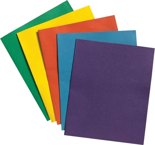 Vista 2 de School Smart Carpetas de 2 bolsillos, colores surtidos, paquete de 25 - 084900