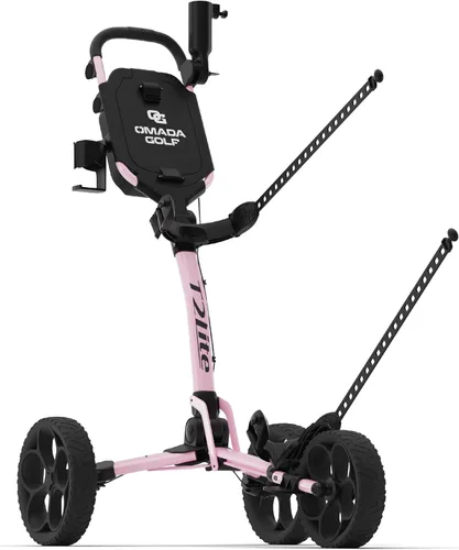 Vista 10 de [Usado] Trilite Carrito de Golf Push Carrito de Golf Ligero y Plegable Soporte Ajustable para Bolsa de Golf