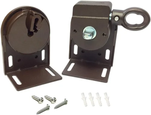 Vista 6 de Kit de soportes de montaje de repuesto para persianas enrollables exteriores Coolaroo inalámbricas para exteriores (negro)