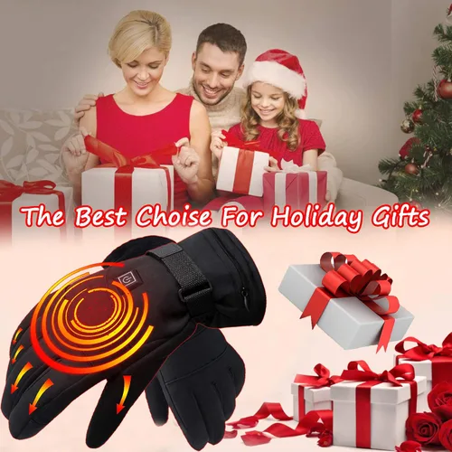 Vista 5 de SVPRO Guantes calefactables con batería eléctrica, para hombres y mujeres, guantes de calefacción recargables para exteriores, senderismo, esquí