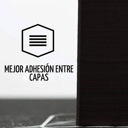 Vista 4 de HATCHBOX Filamento de impresora 3D PLA negro de 1.75mm, carrete de 1 KG (2.2 libras), precisión dimensional +/- 0.03 mm, filamento de impresión 3D