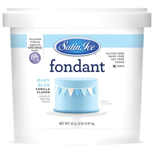 Vista 19 de Satin Ice - Fondant de café moca y menta Blanco