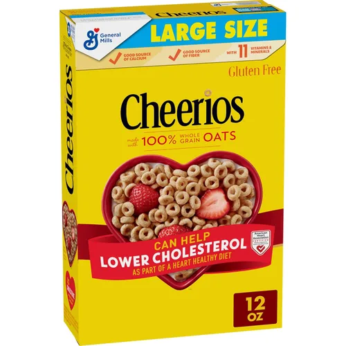 Vista 13 de Cheerios, cereales para el desayuno sin gluten saludables para el corazón, 8.9 onzas