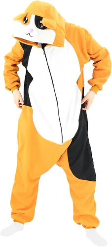 Vista 2 de Disfraz de animal para adultos, pijama de una sola pieza para cosplay, ropa de dormir, traje de dormir para mujeres y hombres