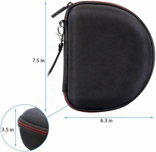 Vista 5 de Funda para Sony MDR7506 Profesional Diafragma Grande Auriculares Gris 1. Negro + gris