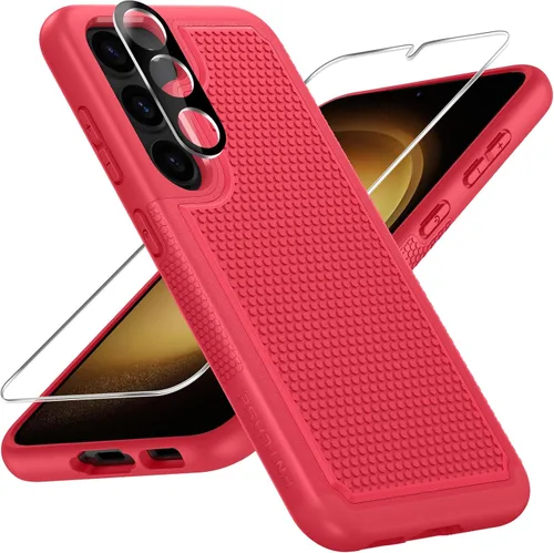 Vista 70 de FNTCASE Funda para iPhone 14 Pro Max color azul: [compatible con Magsafe] Funda magnética mate sólida con [protección completa de la cámara]