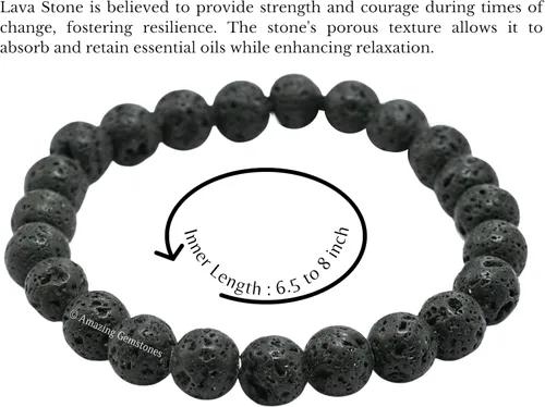 Vista 105 de Amazing Gemstone Pulsera de cristal para mujeres y hombres, pulsera de cristal curativo de protección, pulsera elástica con cuentas de piedras