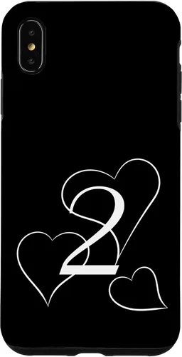 Vista 7 de iPhone 15 Vintage 2 years old with three big hearts Case