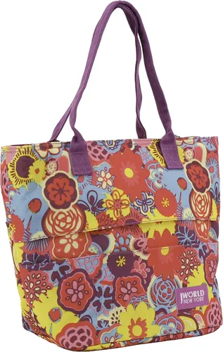 Vista 13 de J World New York - Bolsa de almuerzo aislada Lonchera para mujeres y niñas adolescentes, Bellis