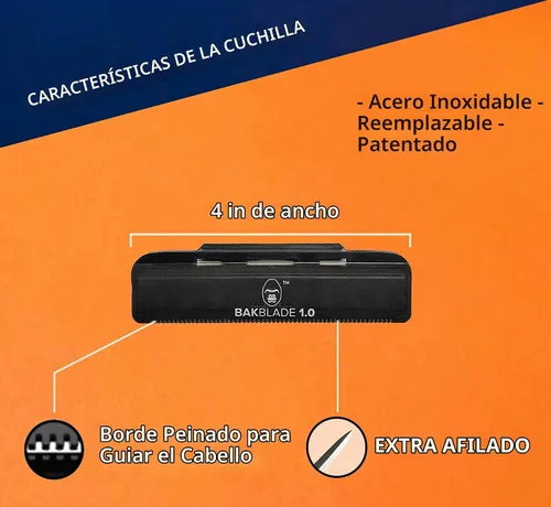 Vista 4 de Afeitador para espalda "Big Mouth" de Bakblade