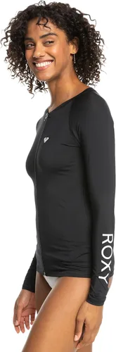 Vista 3 de Roxy Rashguard Essentials de manga larga con cremallera para mujer
