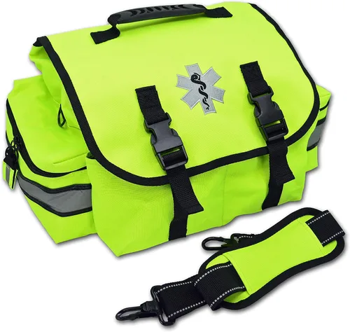 Vista 7 de Lightning X Products Pequeño EMT Medic First Responder Trauma EMS Jump Bag Con Divisores - Stealth Black Negro
