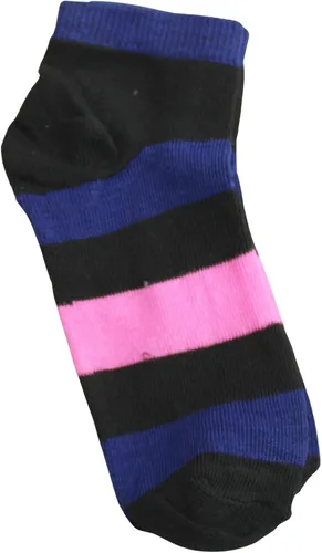 Vista 2 de Dependable Industries Inc Essentials 6 pares de calcetines deportivos de corte bajo para niñas talla 6-8 de EE UU Multi