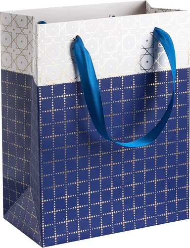 Vista 8 de Hammont Bolsas de regalo para dama de honor de boda, diseño de caja, regalos de fiesta, paquete de 12 bolsas de regalo estampadas con papel
