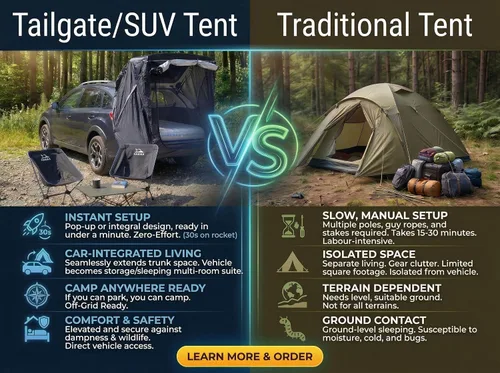Vista 4 de Tienda de Campamento HASIKA para 2 Personas, Protección Solar, Protección de Privacidad, Fácil de Instalar en 120 Segundos, Impermeable 3000MM, UPF
