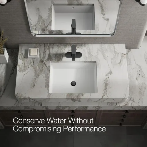 Vista 11 de Kohler 74021-4-BL Taut - Grifo de lavabo de baño con mango único, 1.2 gpm, negro mate