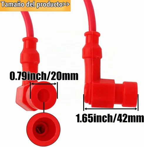 Vista 3 de Bobina de encendido CDI de alto rendimiento compatible con 49cc - 50cc 60cc 66cc 80cc motor motor de 2 tiempos bicicleta motorizada con piezas