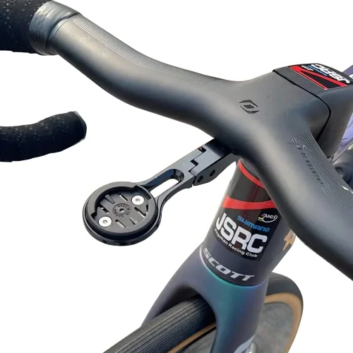 Vista 3 de Manillar de bicicleta delantero para Garmin Edge Wahoo Elemnt Bryton Rider Stages Dash Hammerhead Cams con Scott Foil Addict Syncros Creston IC SL
