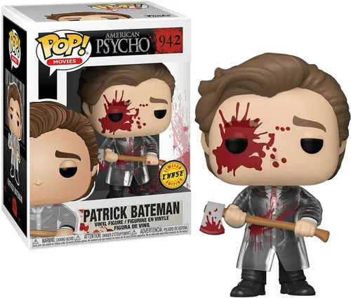 Vista 2 de POP American Psycho – Patrick Bateman edición limitada Bloody Chase Funko Pop! Figura de vinilo