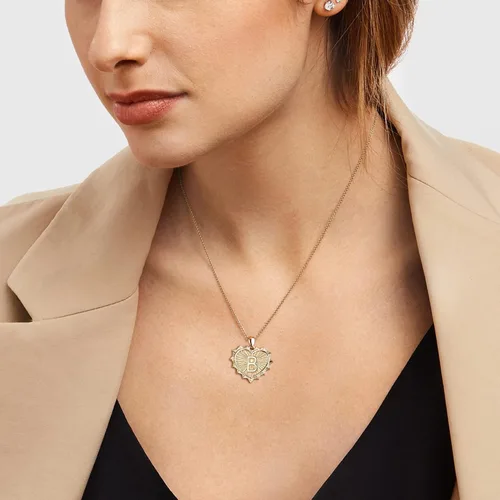 Vista 3 de Dainty Layered Necklaces for Women Pendant Initial Necklace Chain Necklace Simple Adjustable for Women
