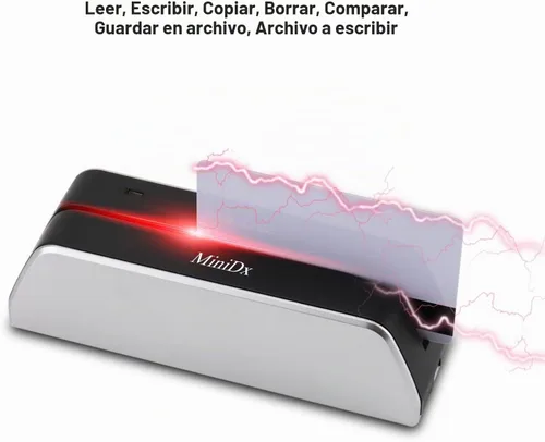 Vista 4 de MSR X6 Bluetooth lector de tarjetas de deslizamiento magnético escritor codificador 3-Track MSRX6BT para móvil/tabletas/PC
