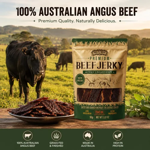 Vista 3 de Patatas fritas de carne de res Angus australiana premium, 3.17 onzas