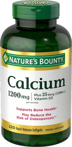 Vista 7 de Calcio 0,04 oz de Nature’s Bounty. Plus Vitamina D3., AUS-060, 1, 1