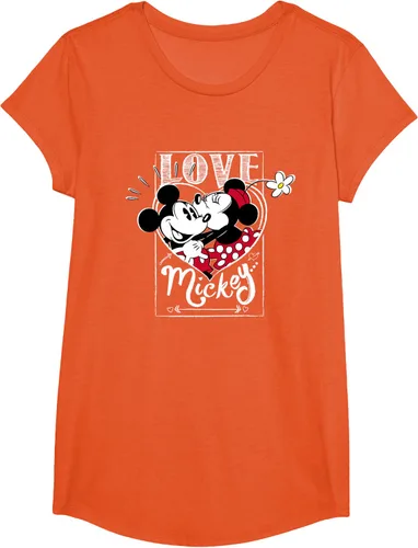 Vista 66 de Disney Mickey & Minnie Mouse Love Mickey - Camiseta para el día de San Valentín