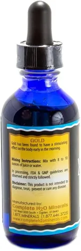 Vista 2 de Gold Ionic Mineral Water Ultimate Concentrate 500 ppm 2 fl. oz.