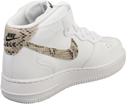 Vista 2 de Nike Air Force 1 Mid '07 Leather White 366731-100 para mujer