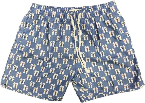 Vista 14 de INGEAR Performance SPF50+ - Traje de baño para hombre, de secado rápido, pantalones cortos de playa con forro de malla Aqua Flamingo
