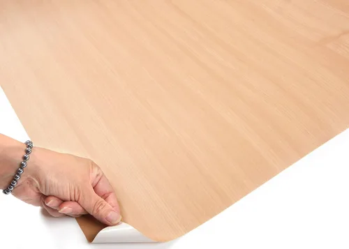 Vista 4 de ROSEROSA Papel tapiz autoadhesivo de madera sintética prémium para puerta, moldura de encimera, WD326