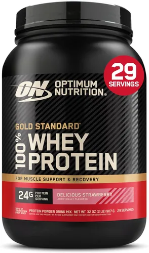 Vista 46 de Optimum Nutrition Estándar dorado 100% Proteína de Suero de Leche en Polvo, Pie de lima, 1.8 Libra