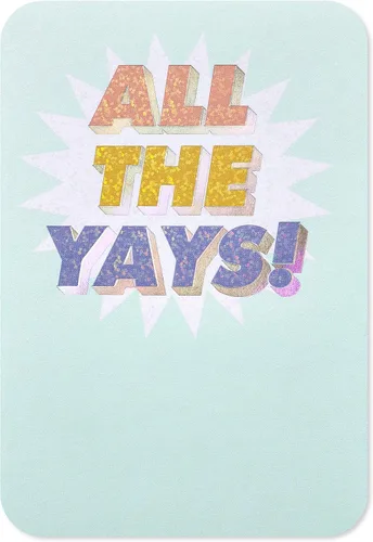Vista 4 de American Greetings Tarjeta de felicitación (todo para ti)