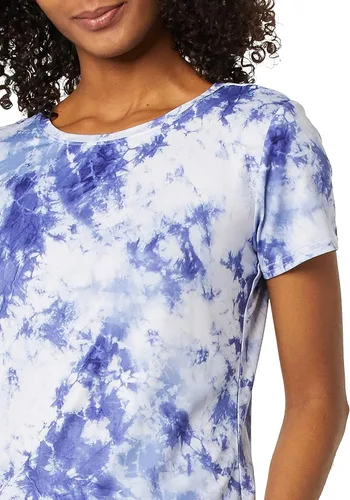 Vista 38 de Amazon Essentials Camiseta de manga corta con cuello redondo para mujer, de secado rápido, para entrenamiento, gimnasio, paquete múltiple