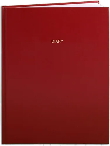 Vista 11 de BookFactory Agenda de negocios 2024 (384 páginas, 6 x 9 pulgadas), cubierta de piel sintética roja, tapa dura cosida en sección