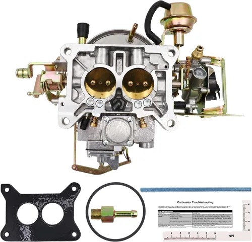 Vista 8 de Carburador de 2 barriles 2100 2150 para Ford 289 302 351 Carb F100 F250 F350 360 Cu Jeep Engine Mustang Reemplazo para Motorcraft/Autolite 2100 2150