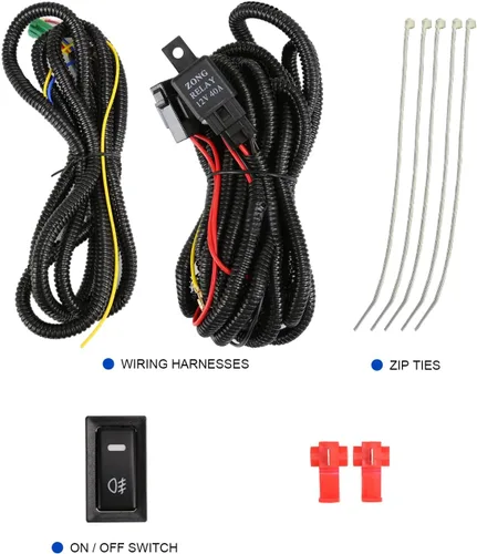 Vista 7 de Spec-D Tuning Luces antiniebla cromadas + bombillas H3 + interruptor compatible con Toyota Corolla 2003-2004, conjunto de par L+R