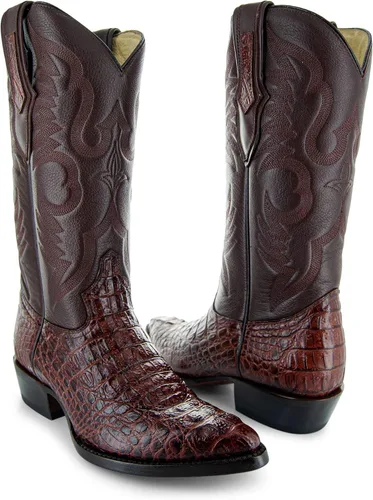 Vista 2 de Soto Boots Botas vaqueras con estampado de cola Gator H7006 para hombre