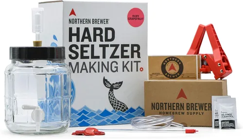 Vista 5 de Northern Brewer - Kit de fabricación de seltzer duro sin sifón de 1 galón (naranja ombligo)