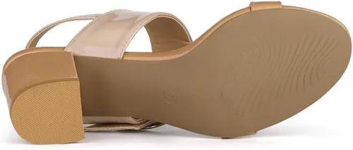 Vista 6 de Allegra K Sandalias de tacón alto para mujer