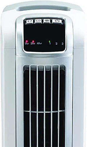 Vista 3 de Lasko Ventilador de torre de oscilación programable de 36" de 3 velocidades con control remoto, blanco (paquete de 4)